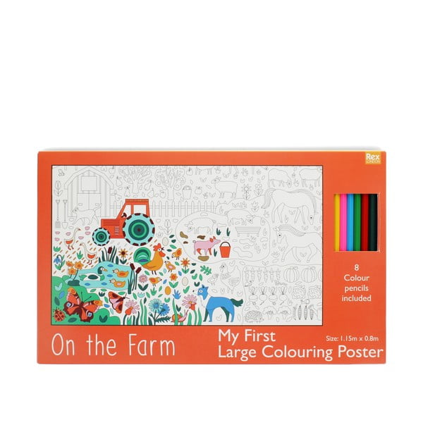 Libro da colorare On the Farm – Rex London