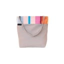 Borsa da spiaggia in cotone grigio Marina - Remember