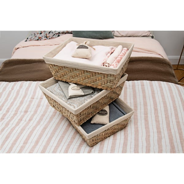 Cestino in giunco, 38,5 x 28,5 cm - Compactor-image-1