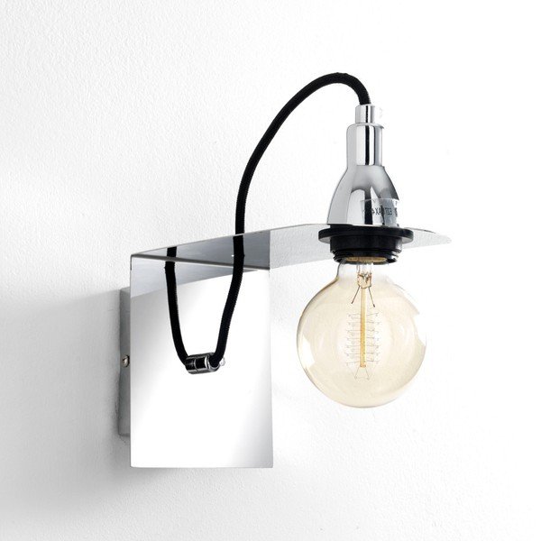 Lampada da parete cromata Genius - Tomasucci