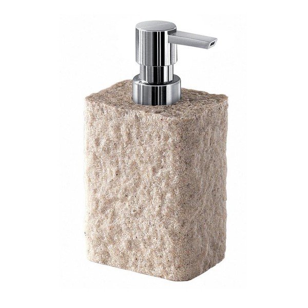 Distributore di sapone beige, 350 ml Aries - Sapho