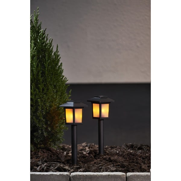 Set di 2 luci LED solari da esterno, altezza 23 cm Flame - Star Trading-image-2