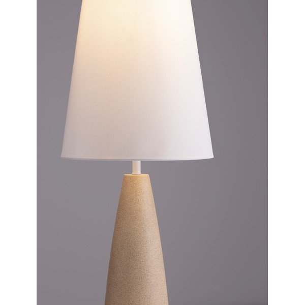 Lampada da terra bianca/color crema (altezza totale 130 cm) Mizu – Nova Luce-image-1