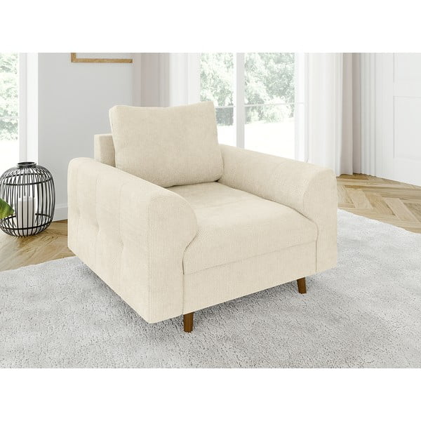 Poltrona beige Ariella – Ropez-image-1