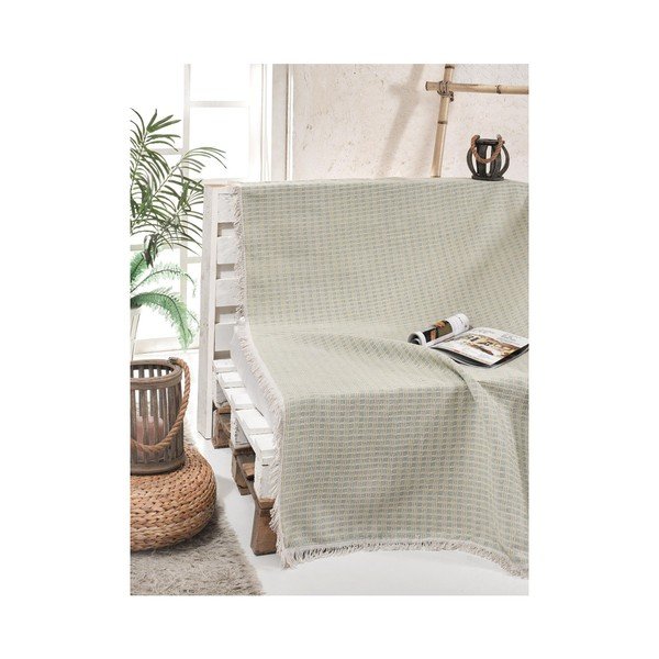 Copriletto in cotone Cizgill Mint, 180 x 220 cm Cizgili - Unknown