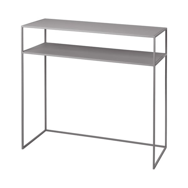 Consolle in metallo grigio chiaro 35x85 cm Fera - Blomus