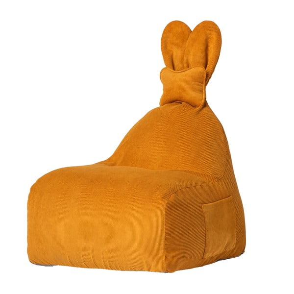 Borsa da salotto per bambini giallo ocra Funny Bunny - The Brooklyn Kids