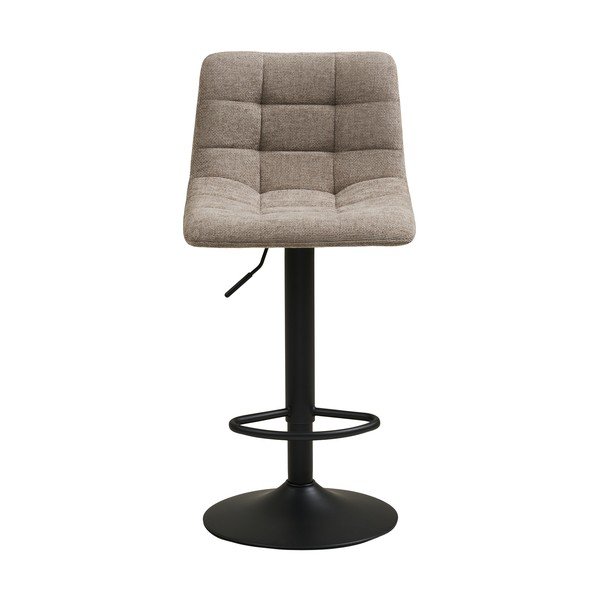 Sgabello da bar beige imbottito con altezza regolabile (altezza della seduta 61 cm) Middelfart – House Nordic-image-3
