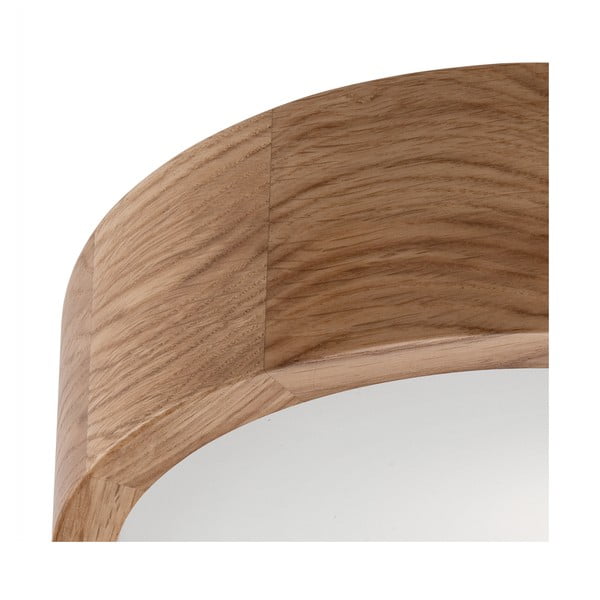 Lampada da soffitto marrone con paralume in vetro ø 27 cm Eveline - LAMKUR-image-3