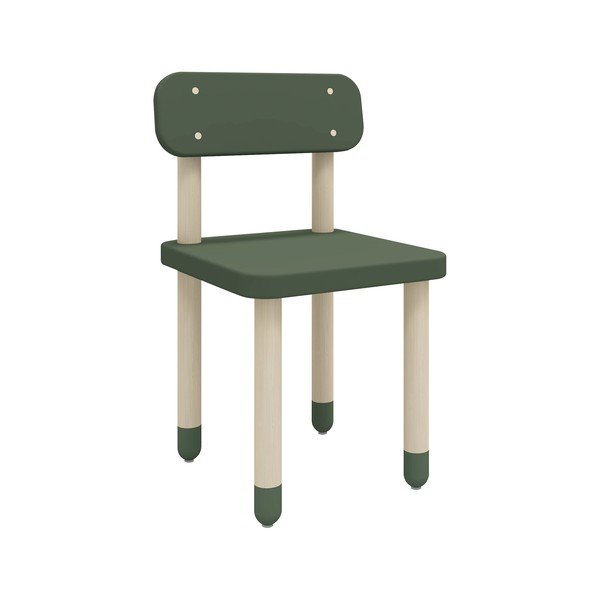 Sedia per bambini verde Dots - Flexa-image-2