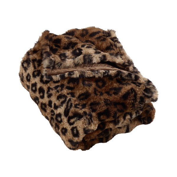 Coperta marrone 130x170 cm Animal Print – Catherine Lansfield
