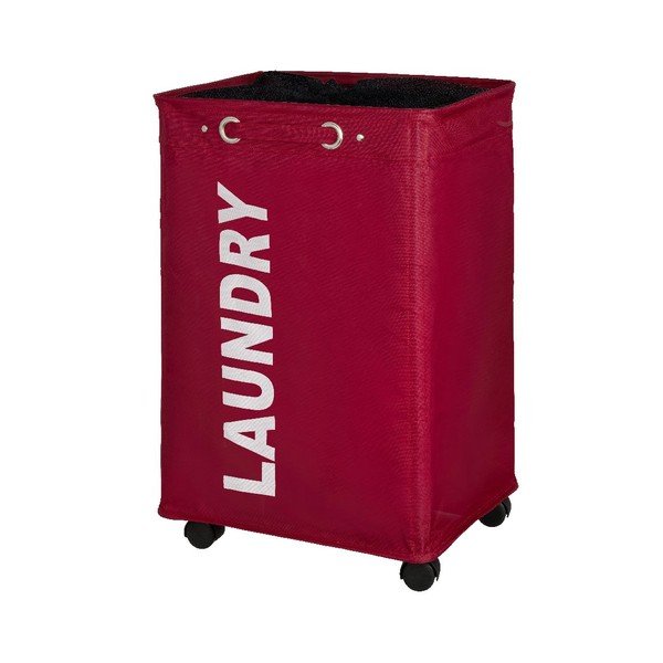 Cesto portabiancheria Quadro rosso, 79,2 l - Wenko-image-3
