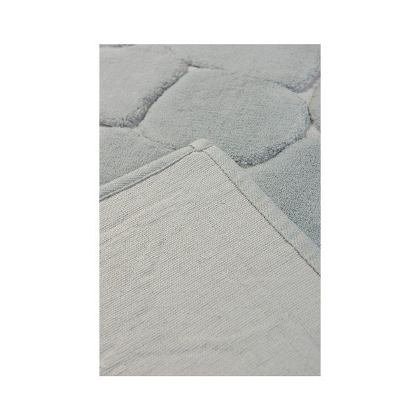 Set di 2 tappeti da bagno in cotone grigio Parma Grey - Confetti Bathmats-image-1