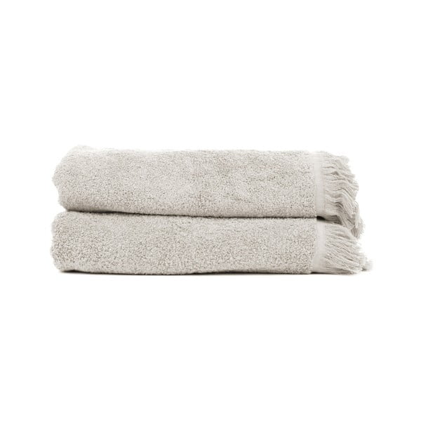 Set di 2 asciugamani da bagno beige in 100% cotone, 70 x 140 cm - Bonami Selection