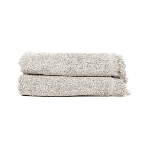 Set di 2 asciugamani da bagno beige in 100% cotone, 70 x 140 cm - Bonami Selection