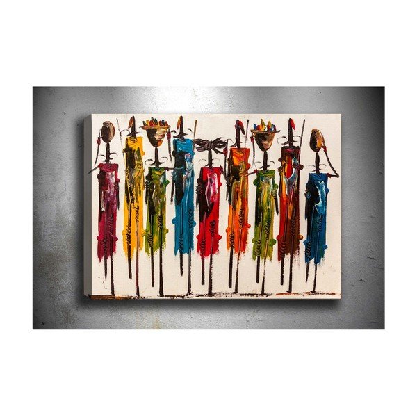 Pittura Kenya, 60 x 40 cm - Tablo Center