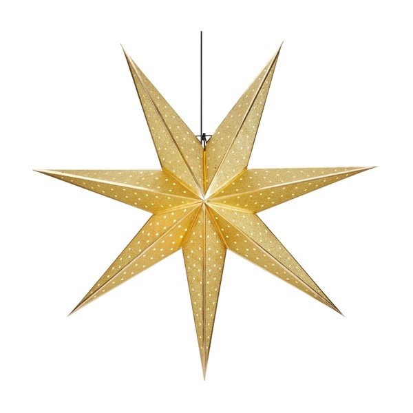 Decorazione luminosa con motivo natalizio in colore oro ø 45 cm Glitter - Markslöjd