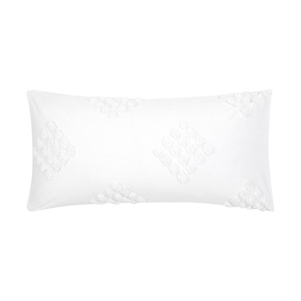 Set di 2 federe decorative bianche in percalle di cotone , 40 x 80 cm Fia - Westwing Collection