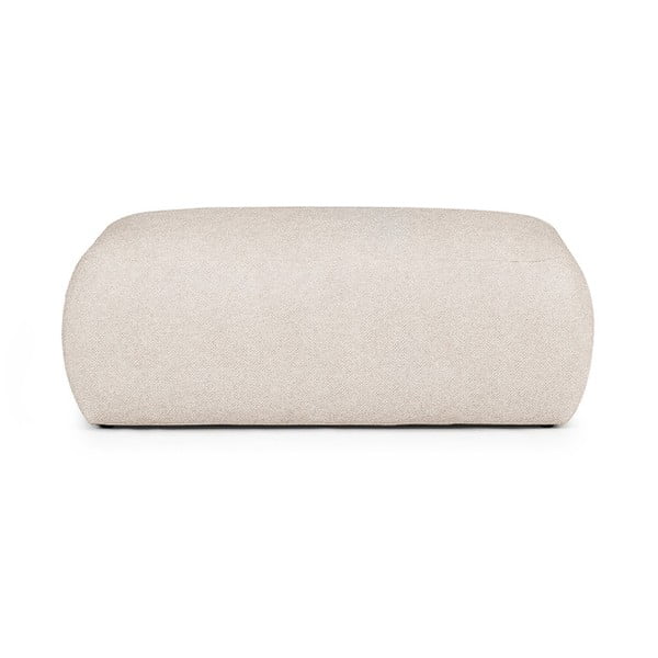 Poggiapiedi color crema rivestito in bouclé Mirel – Rodier