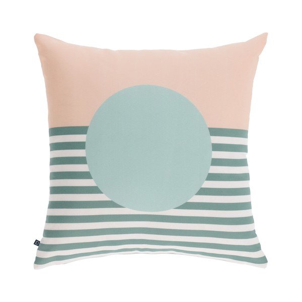 Federa rosa e verde, 45 x 45 cm Glendale - Kave Home