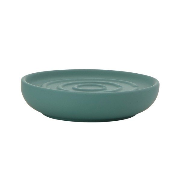 Portasapone in porcellana verde petrolio Nova - Zone