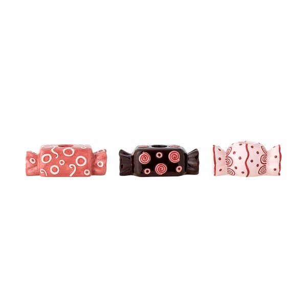Portacandele in set in ceramica 3 pz Maiano – Bloomingville