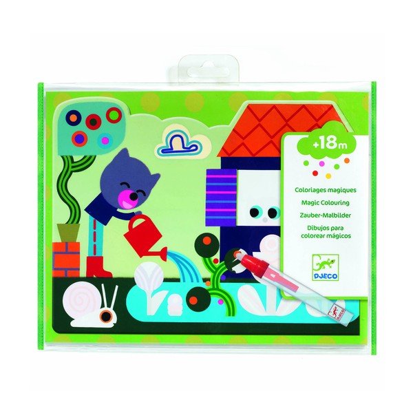 Pagine da colorare ad acqua Kittens - Djeco-image-2