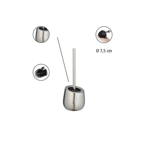 Scopino in ceramica in argento opaco Badi - Wenko-image-3