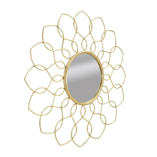 Specchio da parete in oro , ⌀ 90 cm Girg - Mauro Ferretti-image-1