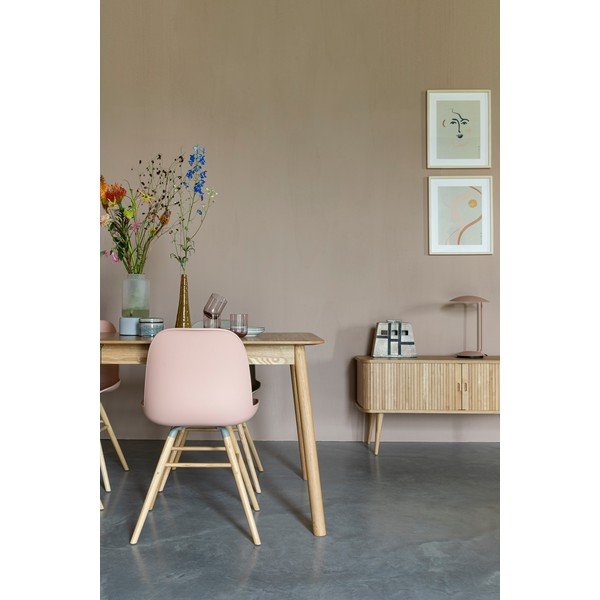 Sedie da pranzo rosa chiaro in set di 2 Albert - Zuiver-image-1