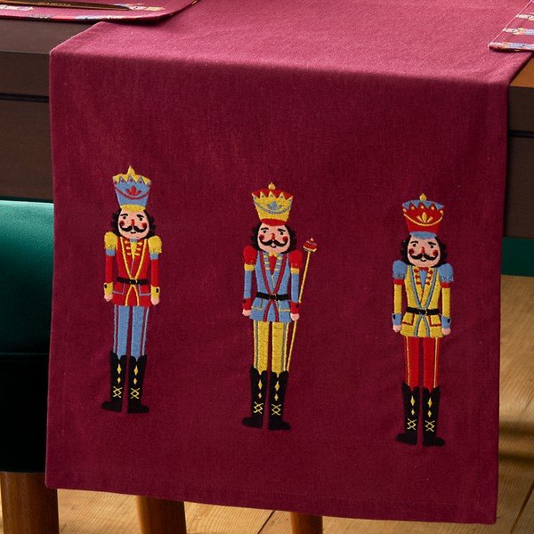 Runner in cotone a tema natalizio 220x32 cm Christmas Nutcracker – Catherine Lansfield-image-2