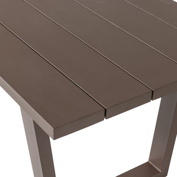 Tavolo da pranzo da giardino in metallo 87x240 cm Bear – WOOOD-image-4