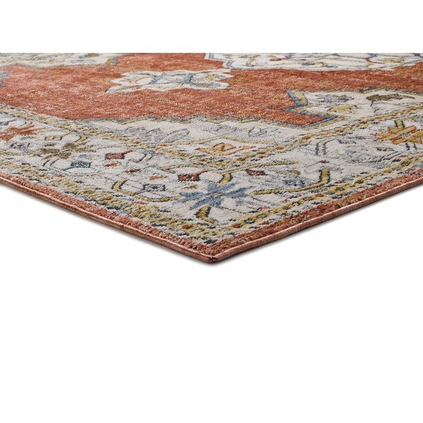 Tappeto arancione/beige 155x230 cm Truva – Universal-image-2