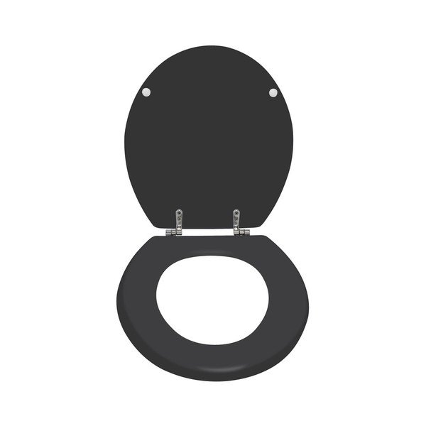 Sedile nero opaco, 41 x 38 cm Prima - Wenko-image-1