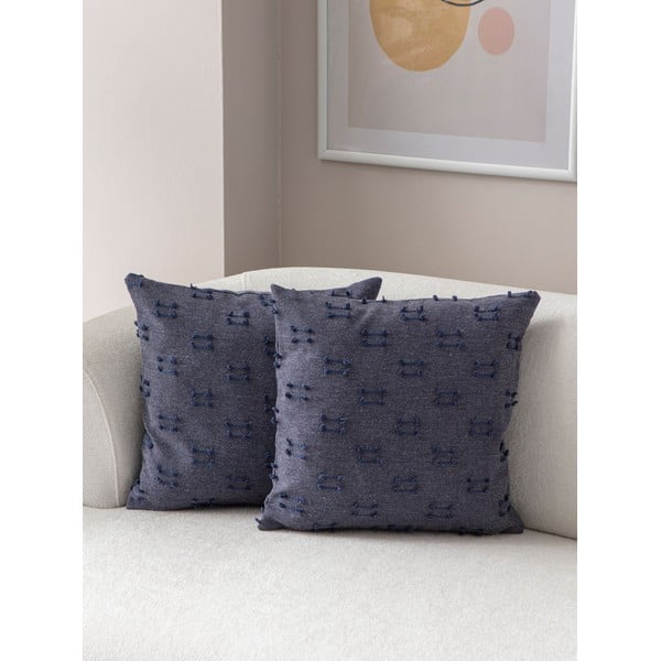 Federe decorative in set 2 pz 43x43 cm Tuffet – Mioli Decor-image-1