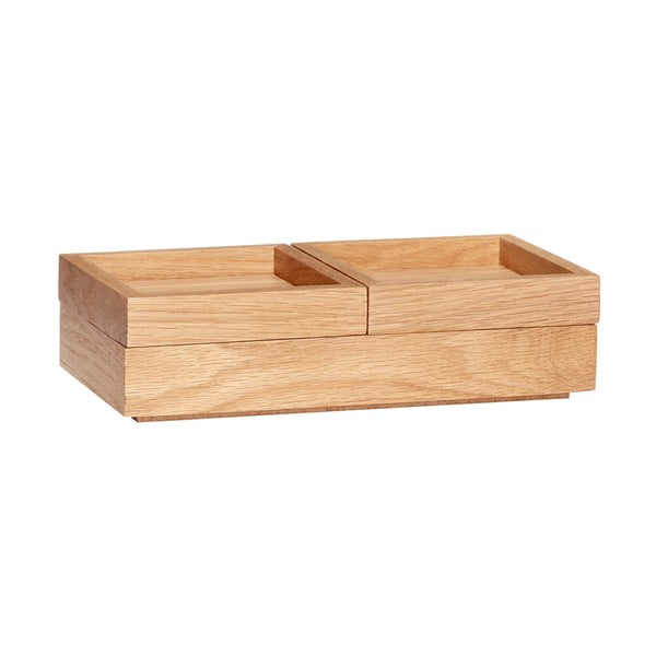 Organizzatore in legno Staple - Hübsch-image-2