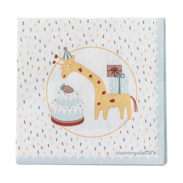 Set di tovaglioli in carta 20 pz 33x33 cm Celebrate – Bloomingville Mini-image-3