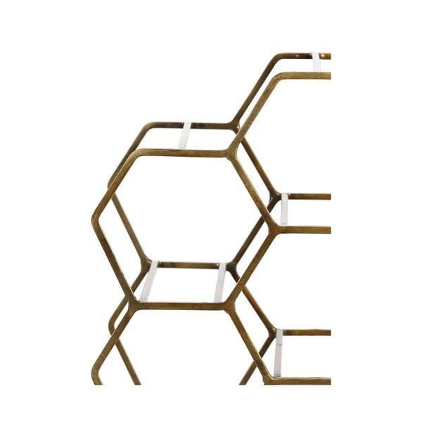 Portabottiglie in metallo color bronzo per 12 bottiglie Salbris - Light & Living-image-4