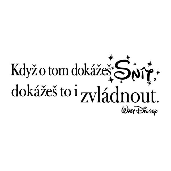 Adesivo murale con citazione Se puoi sognarlo - Ambiance-image-2