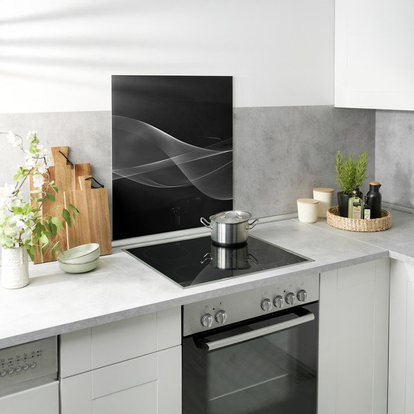 Paraschizzi in vetro temperato 70x60 cm Smoke – Wenko-image-1