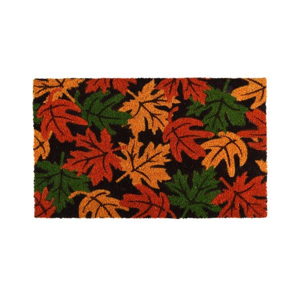 Tappeto in fibra di cocco con foglie d'autunno , 40 x 60 cm - Esschert Design