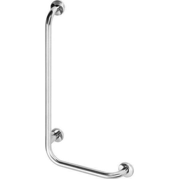 Maniglia a muro in acciaio inox per bagno 63 cm Handicap Left - Sapho