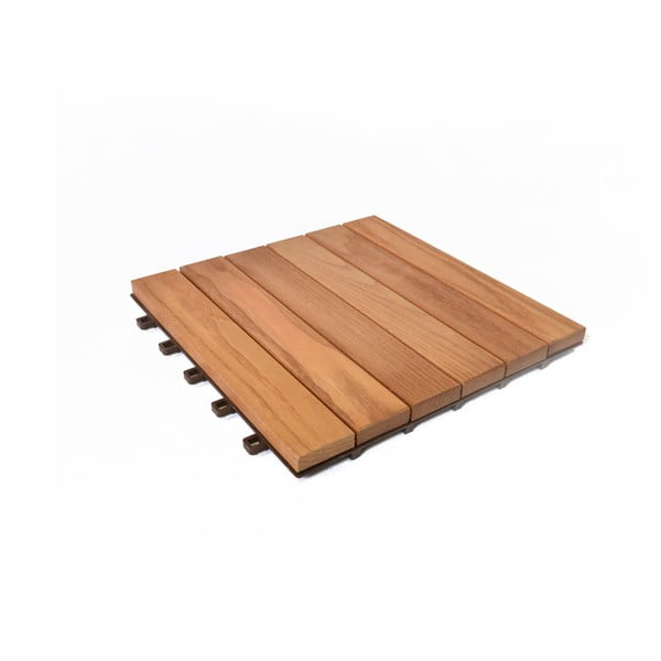 Pavimento in legno di frassino in set da 6 pezzi - Thermowood - Rojaplast-image-3