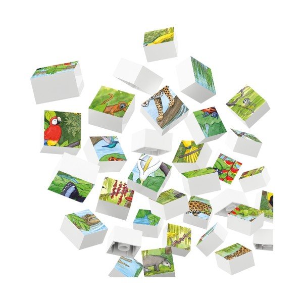 Puzzle della foresta pluviale per bambini - Hubelino-image-2