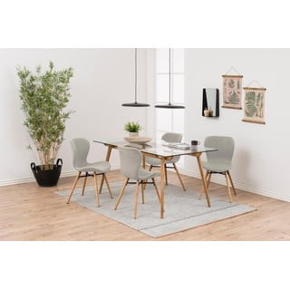 Set di 2 sedie da pranzo beige Batilda - Actona