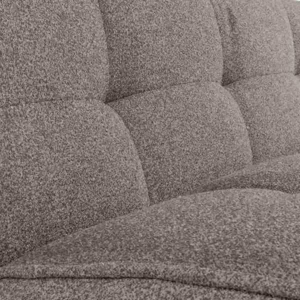 Divano marrone con rivestimento in bouclé 204 cm Cluster – vtwonen-image-1