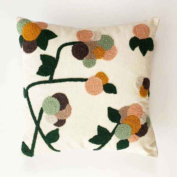 Set di 2 federe in cotone , 43 x 43 cm Flores - Joynodes-image-2