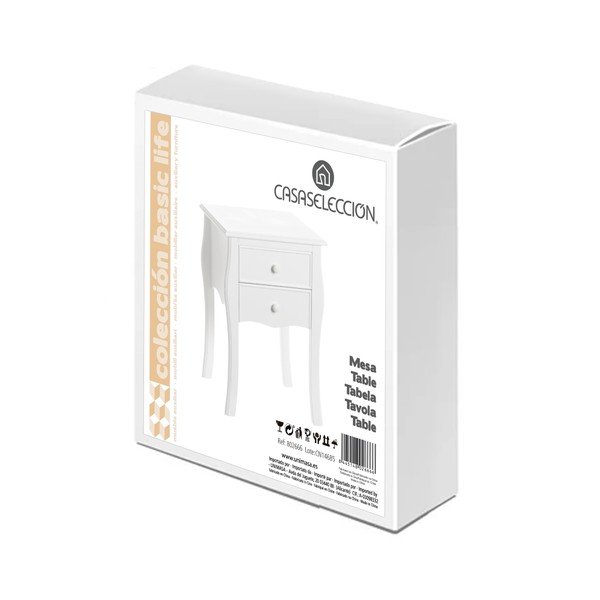 Comodino bianco - Casa Selección-image-3