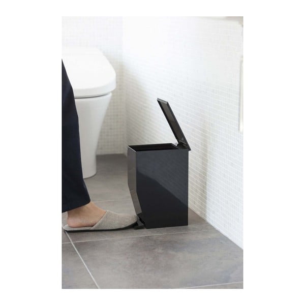 Cestino da bagno nero , 390 ml Tower - YAMAZAKI-image-1