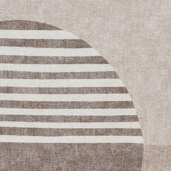 Tappeto beige in misto cotone lavabile 152x230 cm Whisper – Think Rugs-image-4